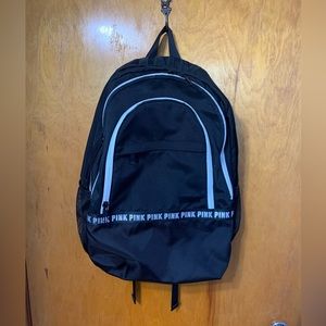SOLD!! PINK Backpack (black)